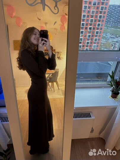 Трикотажное платье