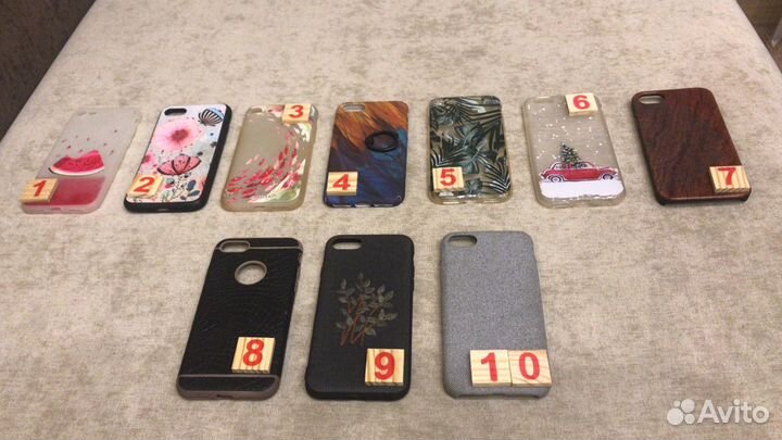 Чехлы 10 штук набором для iPhone