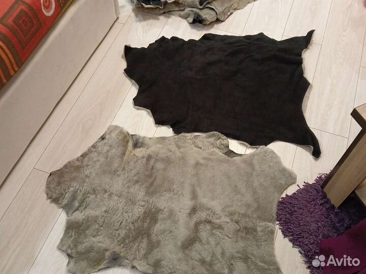 Выделанная шкура овчины