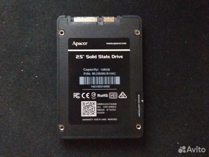 SSD: Apaser panther 128гб SATA AP128GAS350-1