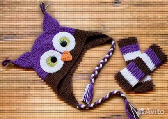 Зверошапка,шапки для девочек и мальчиков)