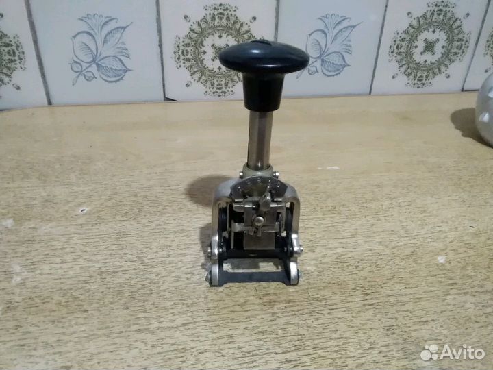 Штамп нумератор печать СССР