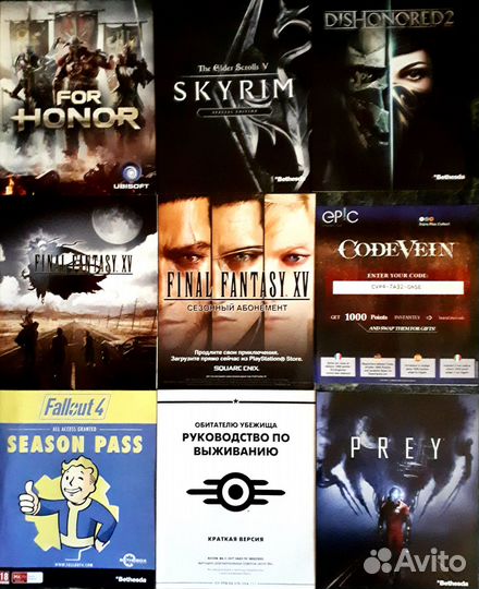 Мануалы для игр PS4