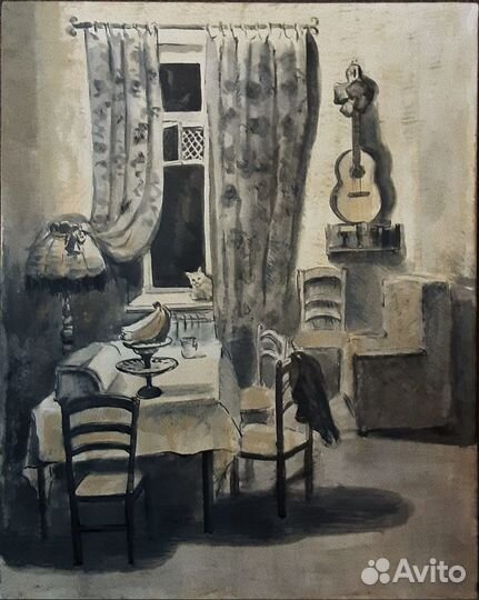 Картина графика интерьер 40 на 50