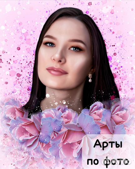 Картины маслом на холсте. Портреты. Ручная работа