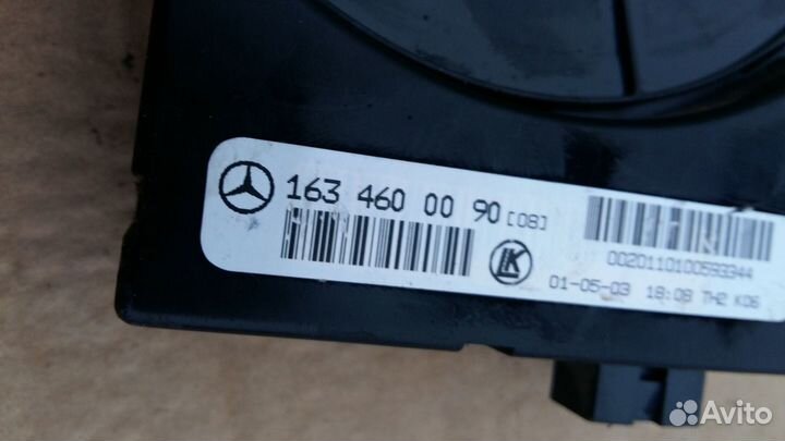 Датчик угла поворота руля Мерседес мл 163 кузов