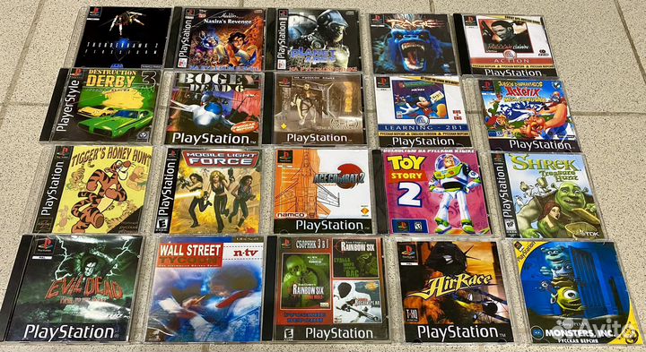 Игровые диски для ps1