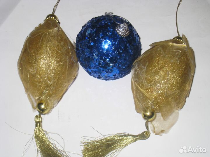 Елочные игрушки СССР и гирлянды