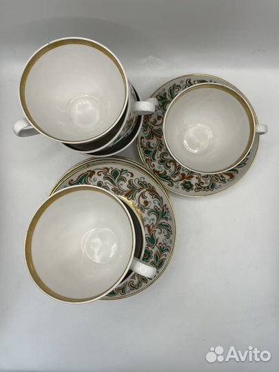 Чайная пара лфз СССР Мифические львы (сзр)