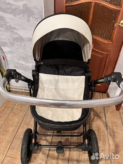Коляска 2 в 1 эко кожа