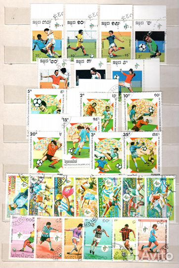 Спорт, чемпионат, футбол, олимпийские игры-марки