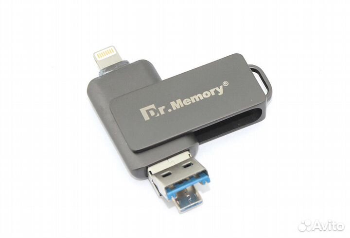Флешка USB Dr. Memory 051 4Гб, USB 3.0, черный