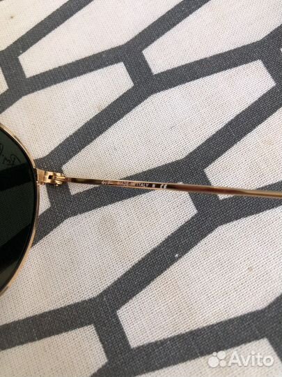Очки ray ban round metal 3447 001 оригинал