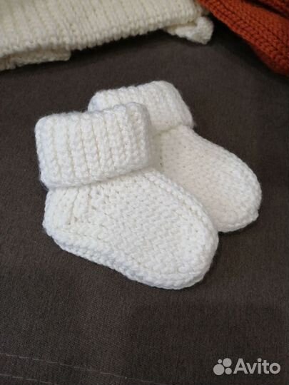 Вязаные носки новые
