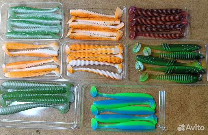 Силиконовые приманки,в наличии и под заказ
