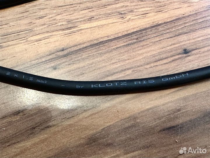 Klotz акустический кабель 2м TRS