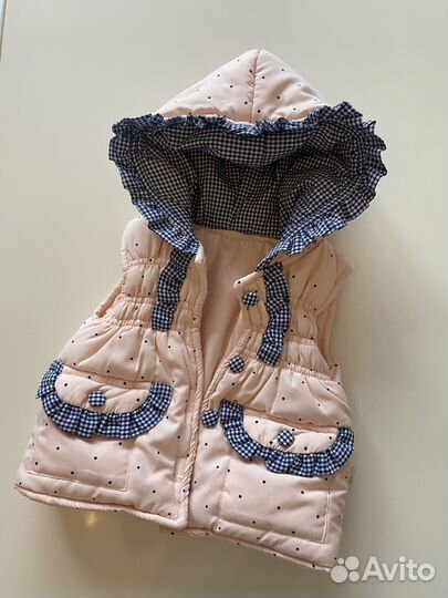 Пальто и жилетка детские