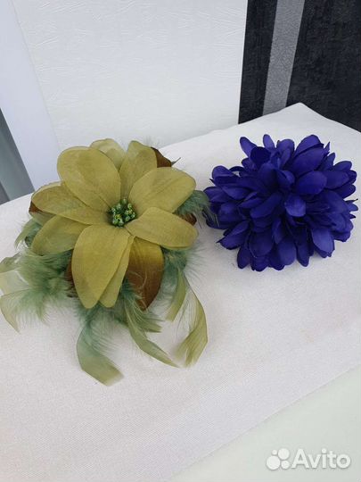 Цветки для волос/крабик/резинка