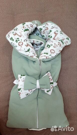 Конверт кокон на выписку