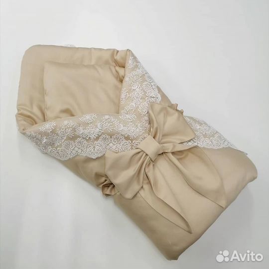 Конверт-одеяло для девочки на выписку