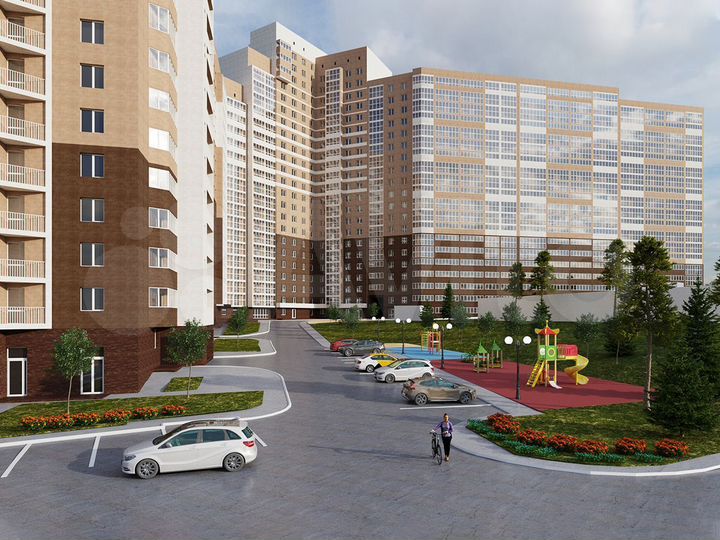 2-к. квартира, 42,6 м², 8/19 эт.