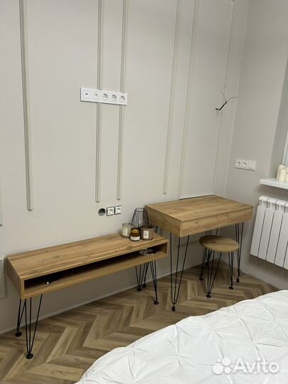 Набор деревянной мебели лофт