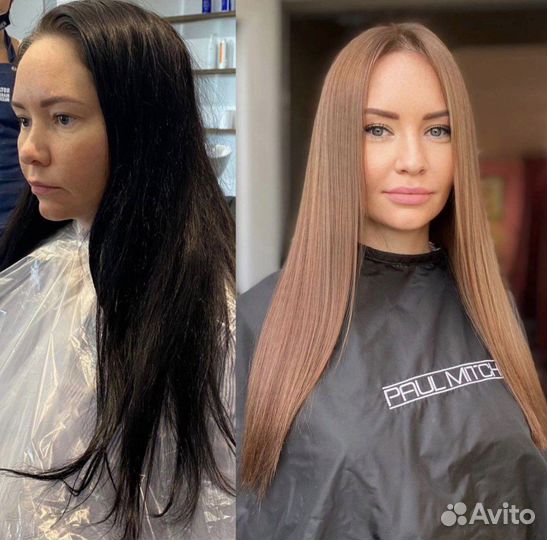 Окрашивание волос выход из черного