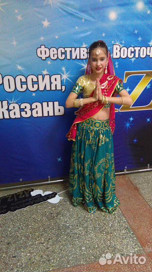 Костюм для индийских танцев