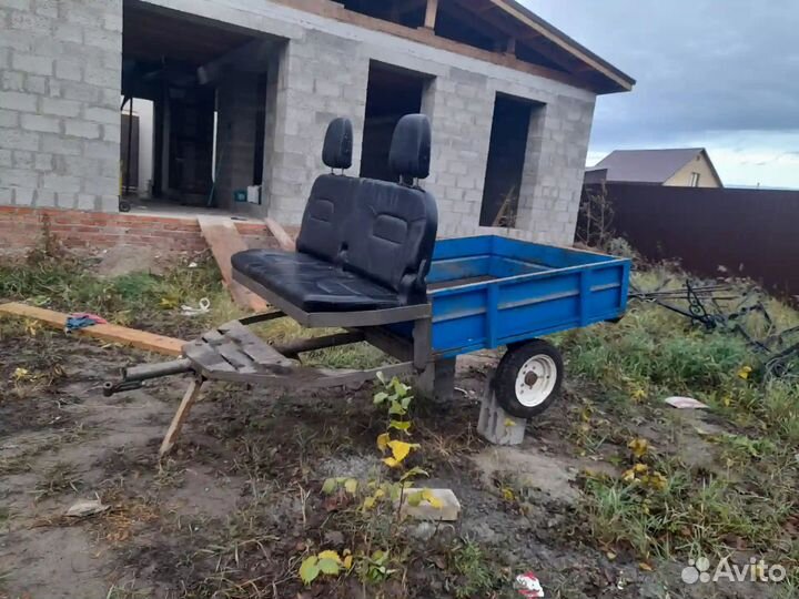 Телега на мотоблок бу