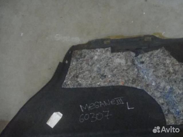 Обшивка багажника renault megane 3 левая