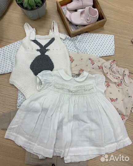 Белое платье Bonpoint, 62