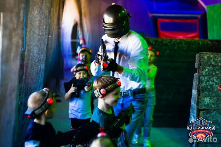 Пейнтбол + детский пейнтбол (кидбол)