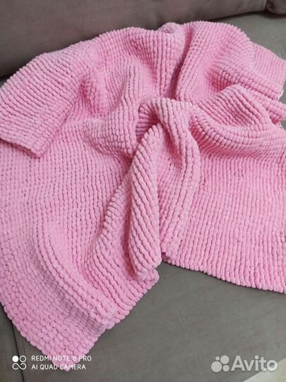 Детский плед ручной работы новый