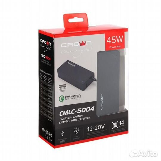 Универсальный Адаптер питания сетевой Crown cmlc-5