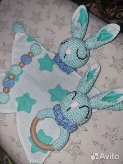 Набор : Комфортер /грызкнок-погремушка