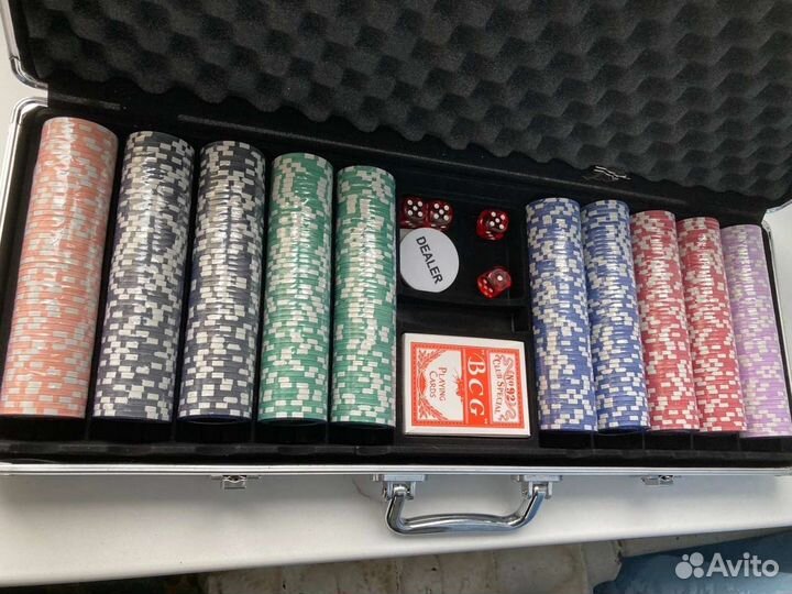 Набор для покера 500 фишек