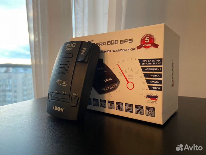 Радар детектор ibox pro 800 gps /обмен