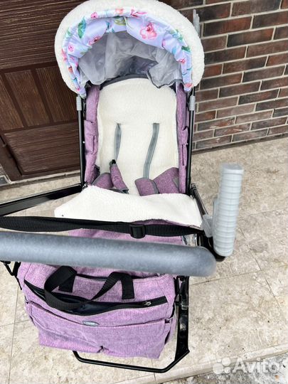 Зимние прогулочные санки Nika InHome с