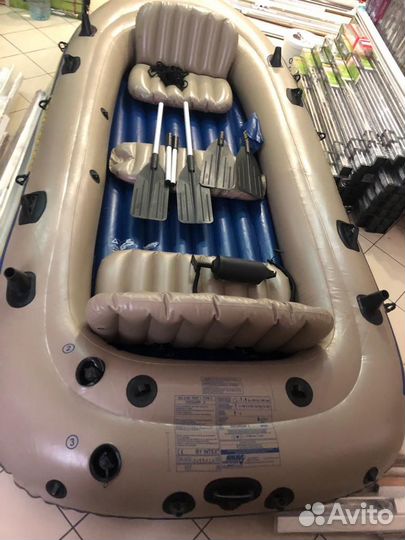Лодка надувная intex ecscursion 5