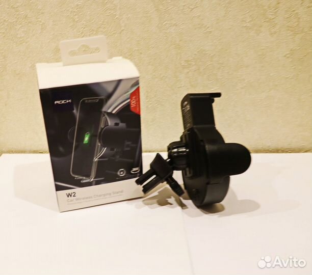 Автодержатель Rock W2 Car Wireless Charging Stand