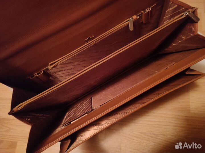 Мужской кожаный портфель, крокодил, ручная работа