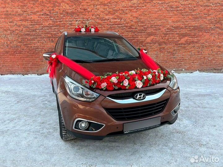 Свадебные украшения на машину