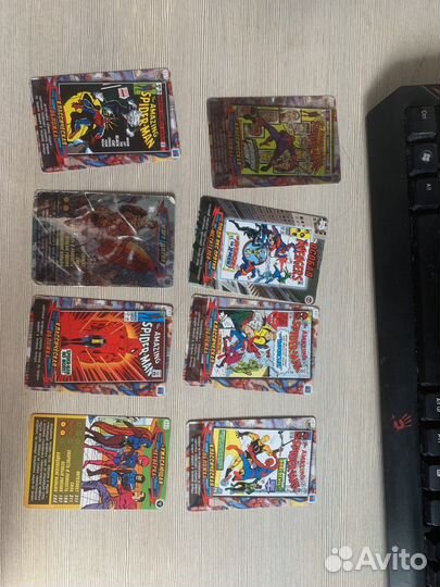 Карточки человек паук Редкие карточки