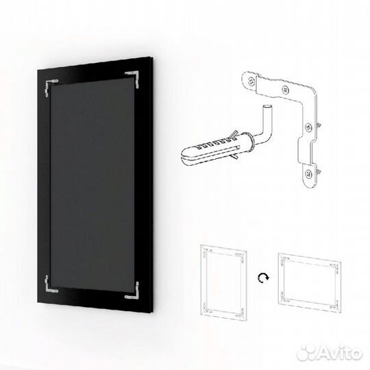 Зеркало Evoform Exclusive-G 88х66 Фреска