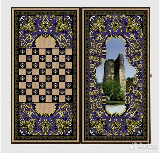 Нарды деревянные большие