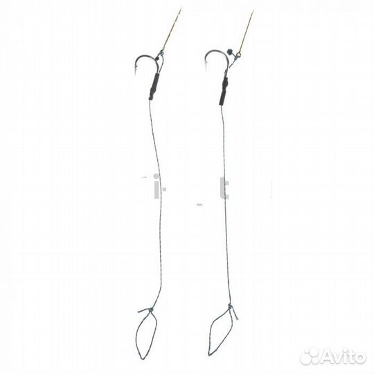 Поводок с крючком method feeder RIG 1уп-2шт