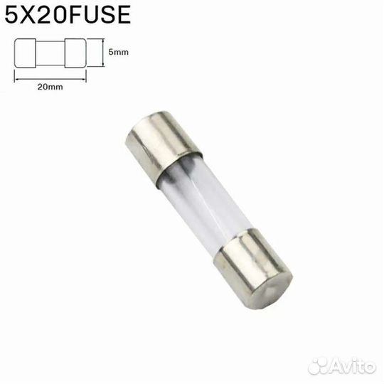 Стеклянные предохранитель 5х20мм
