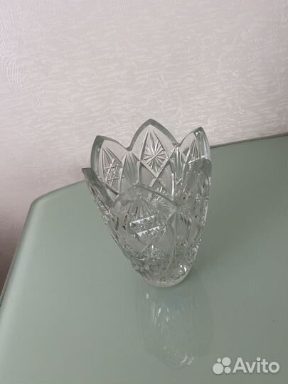 Ваза хрустальная