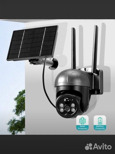 Видеокамера уличная 4G с солнечной батареей