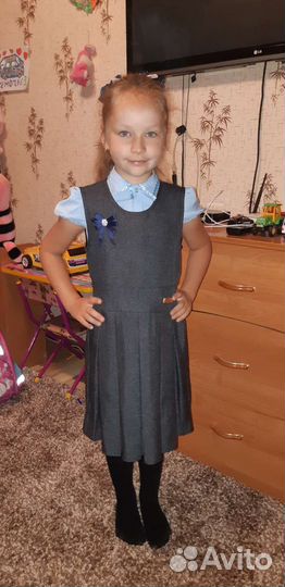 Школьная форма серого цвета